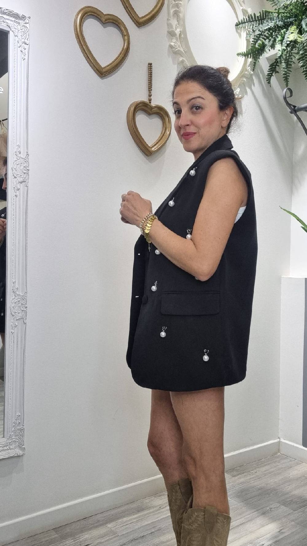Le Chicche Coordset Gilet Perle 2025