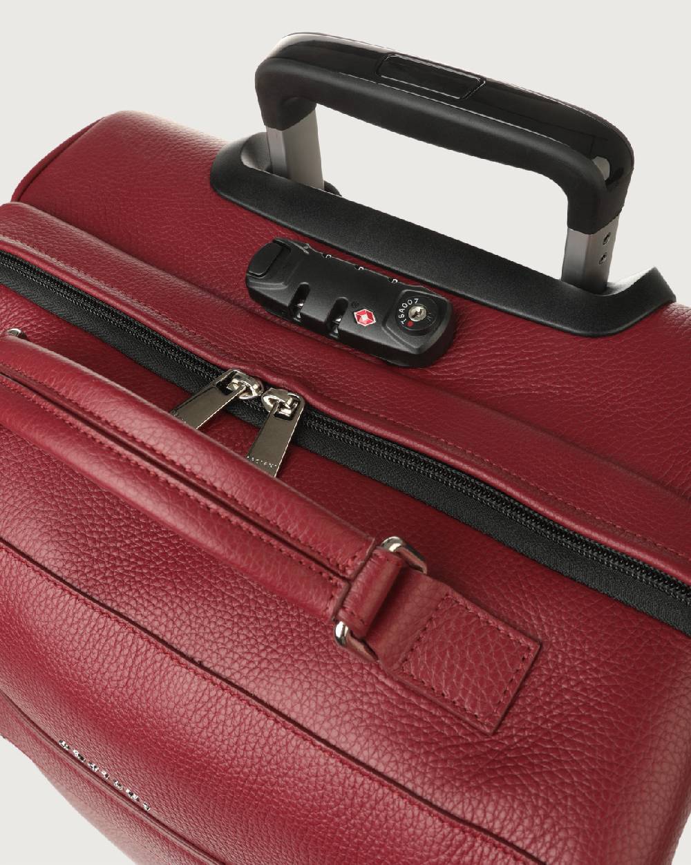 Orciani Trolley Micron due ruote in pelle Consegna Veloce