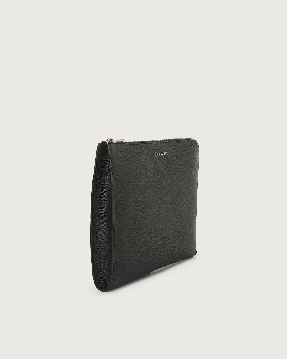 Orciani Pochette slim Timeless in pelle palmellata Convenienza
