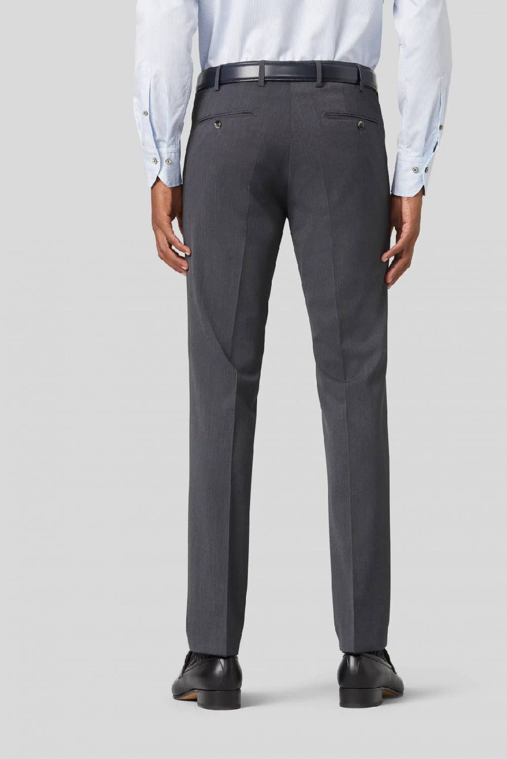 Meyer Pantalone grigio medio meyer travel twill modern fit Pezzi Unici