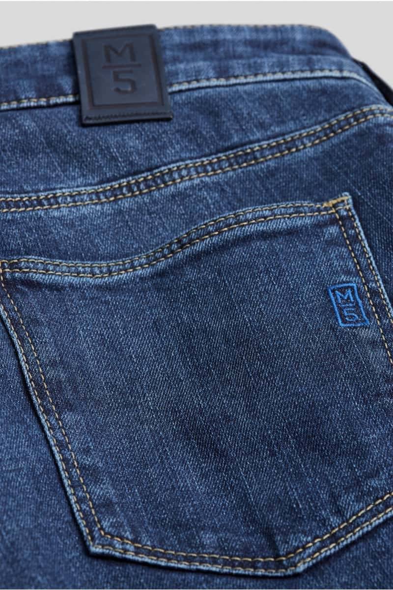 Meyer Jeans blu stone washed denim autentico regular fit m5 by meyer Nuova