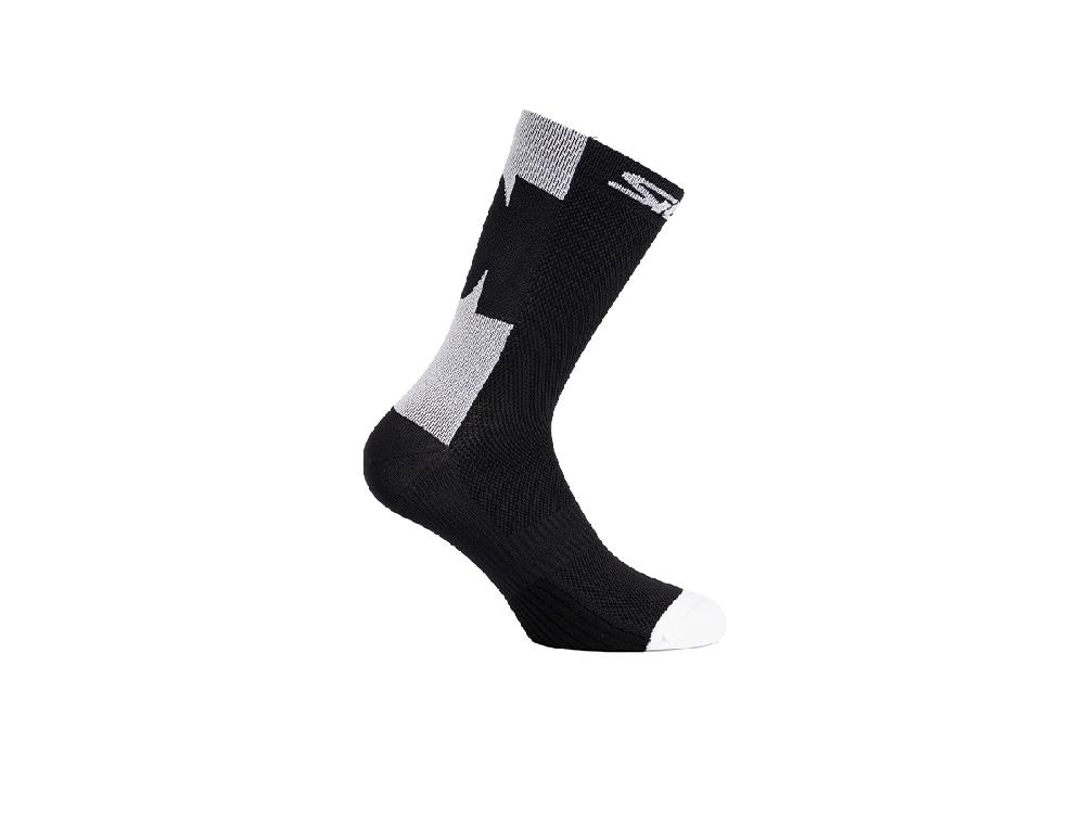 Sidi CALZINI CONFUSUM - 18 CM - black/white / Regular / 35/39 Fino Al -60%