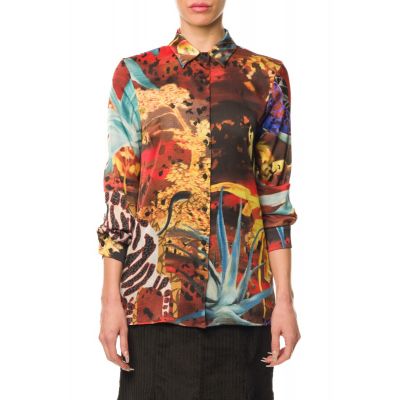 Stella Jean ANIMAL-PRINT SHIRT Spedizione Gratuita
