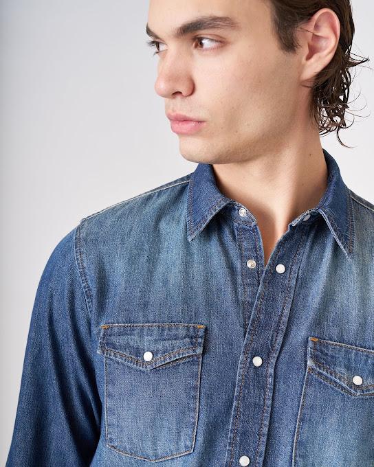 Suoli Camicia Texana Denim Italy