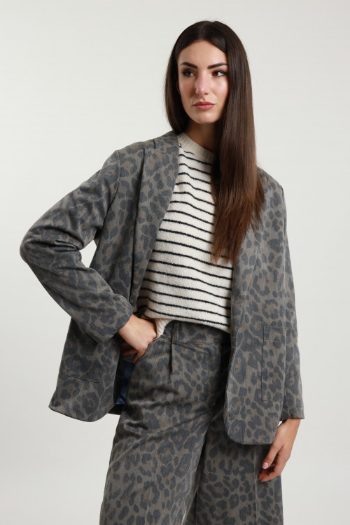 Susy Mix Blazer Over Maculato Online