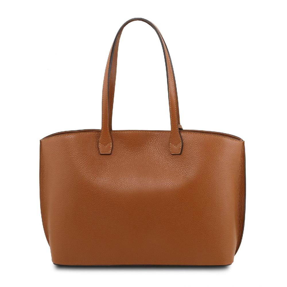 Tuscany Leather Leather Shopping bag Sconto