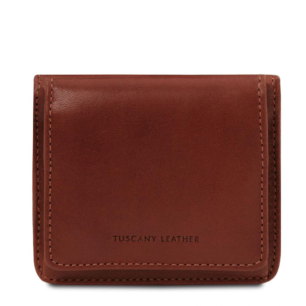 Tuscany Leather Esclusivo Portafogli in Pelle con Portamonete Affare Del Giorno