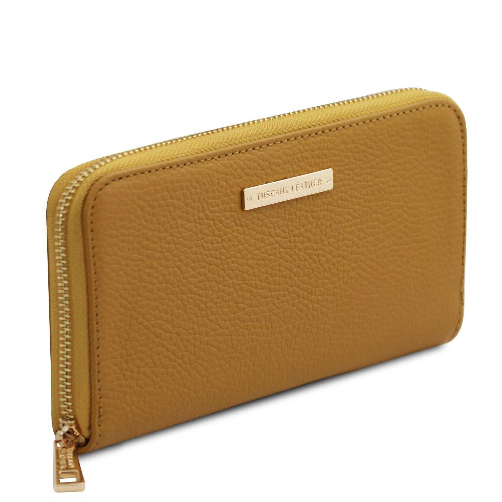 Tuscany Leather Esclusivo Portafogli in Pelle zip Around Vendite Flash