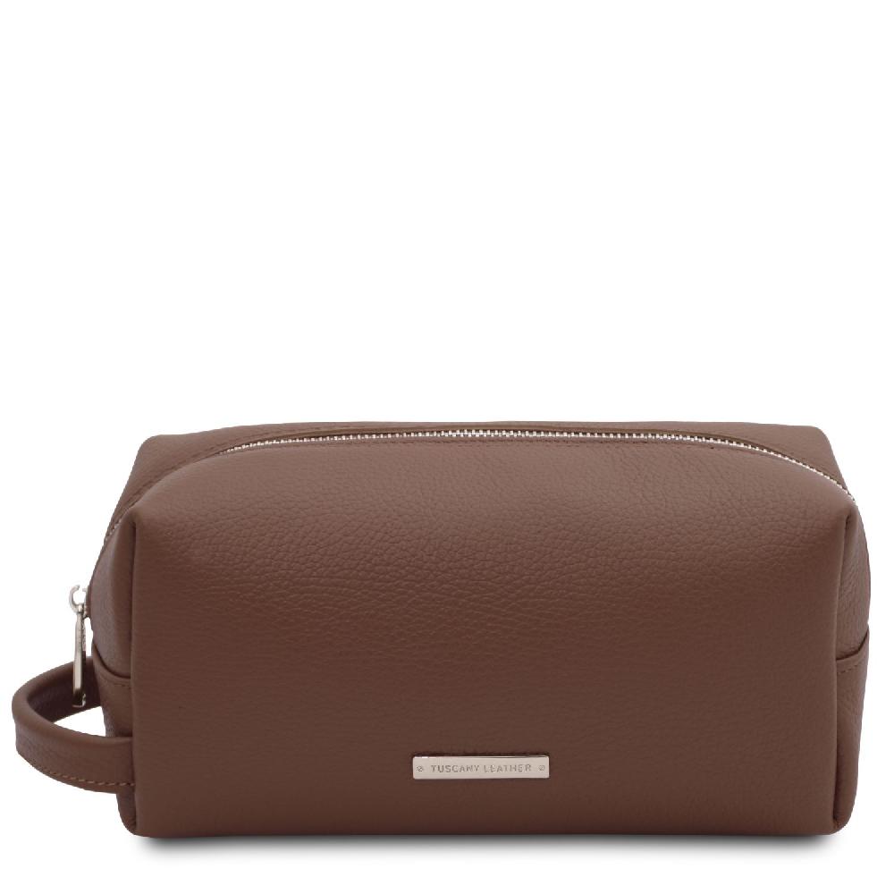 Tuscany Leather Beauty Case in Pelle Morbida
