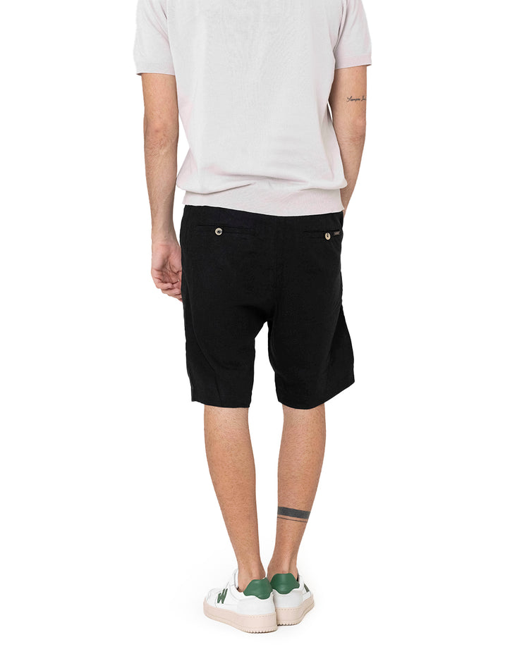 Why not brand Short in Lino con Laccio in Vita Qualità